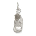 Sterling Silver Baby Shoe Charm, 25 x 11 mm