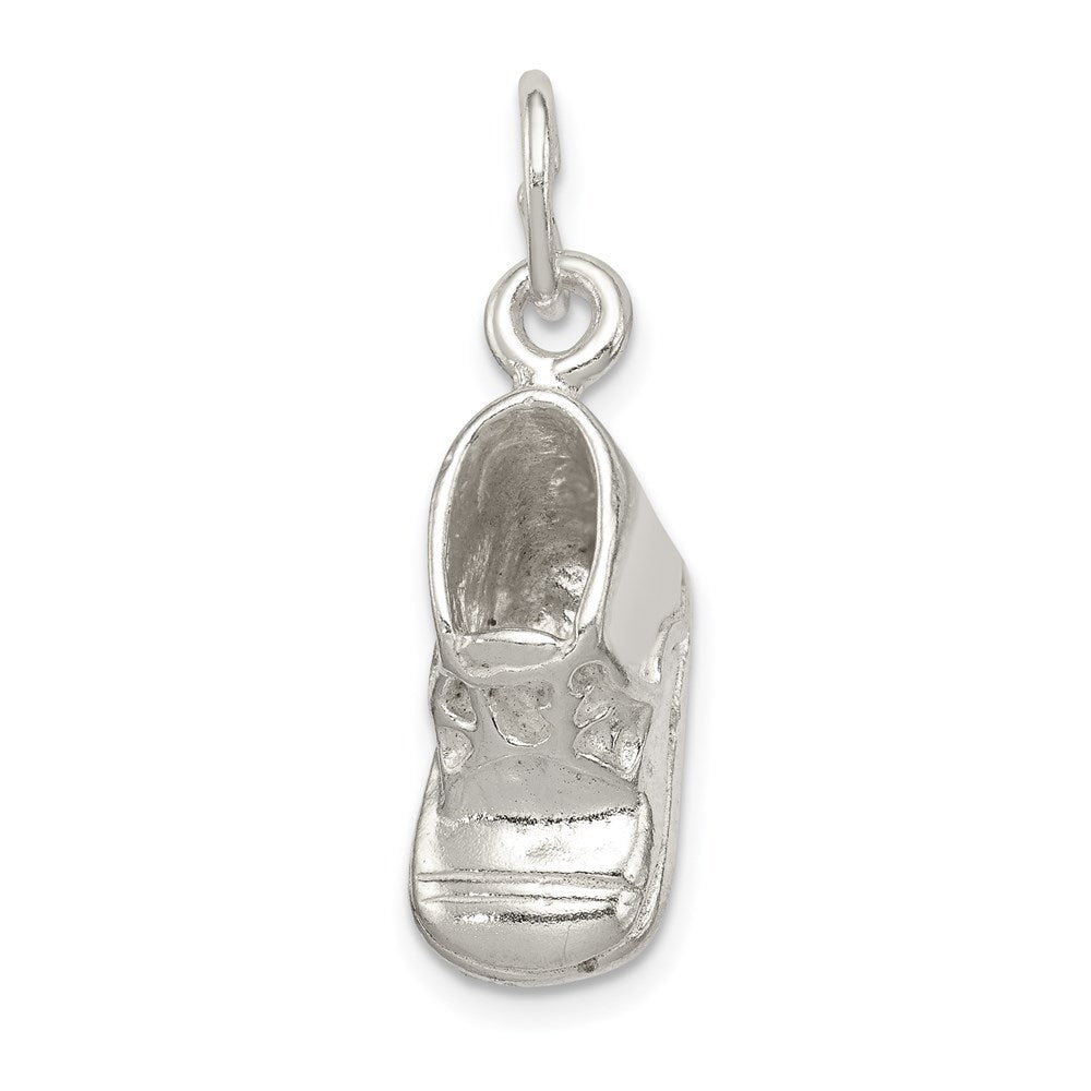 Sterling Silver Baby Shoe Charm, 25 x 11 mm