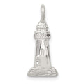 Sterling Silver Lighthouse Charm, 20 x 8 mm