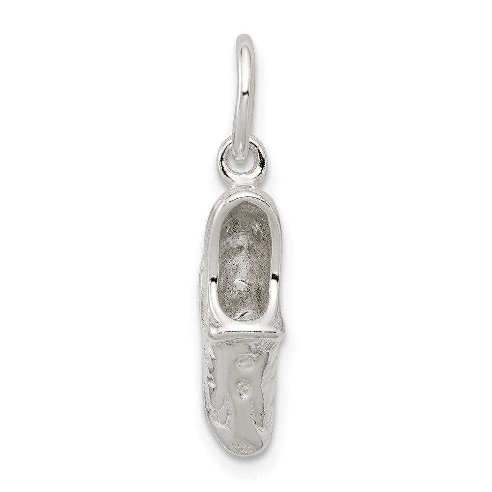 Sterling Silver Sports Shoe Charm, 18 x 5 mm