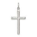 Sterling Silver Cross Charm, 31 x 16 mm