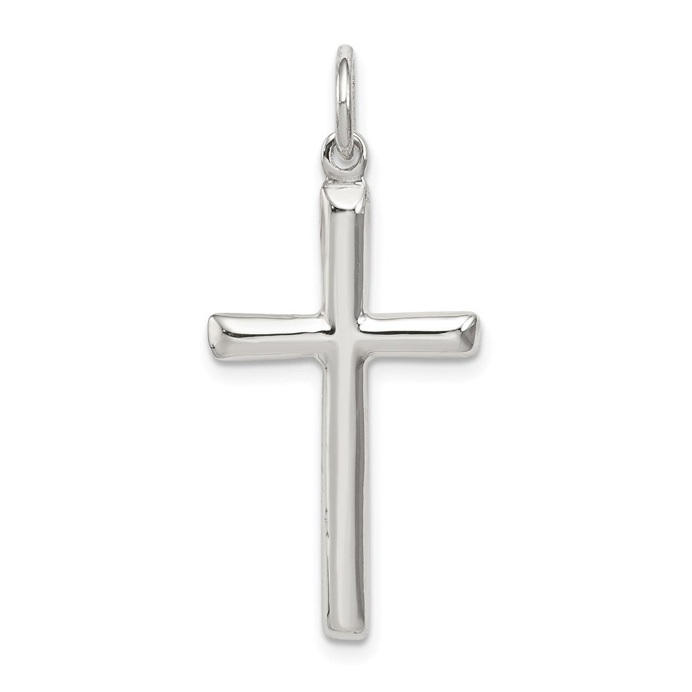 Sterling Silver Cross Charm, 31 x 16 mm