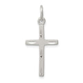 Sterling Silver Cross Charm, 25 x 13 mm