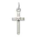Sterling Silver Latin Cross Pendant, 30 x 11 mm