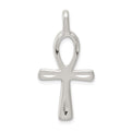 Sterling Silver Ankh Cross Pendant, 34 x 16 mm
