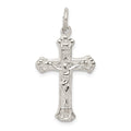 Sterling Silver Crucifix Pendant, 32 x 16 mm