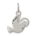 Sterling Silver Dove Charm, 15 x 16 mm