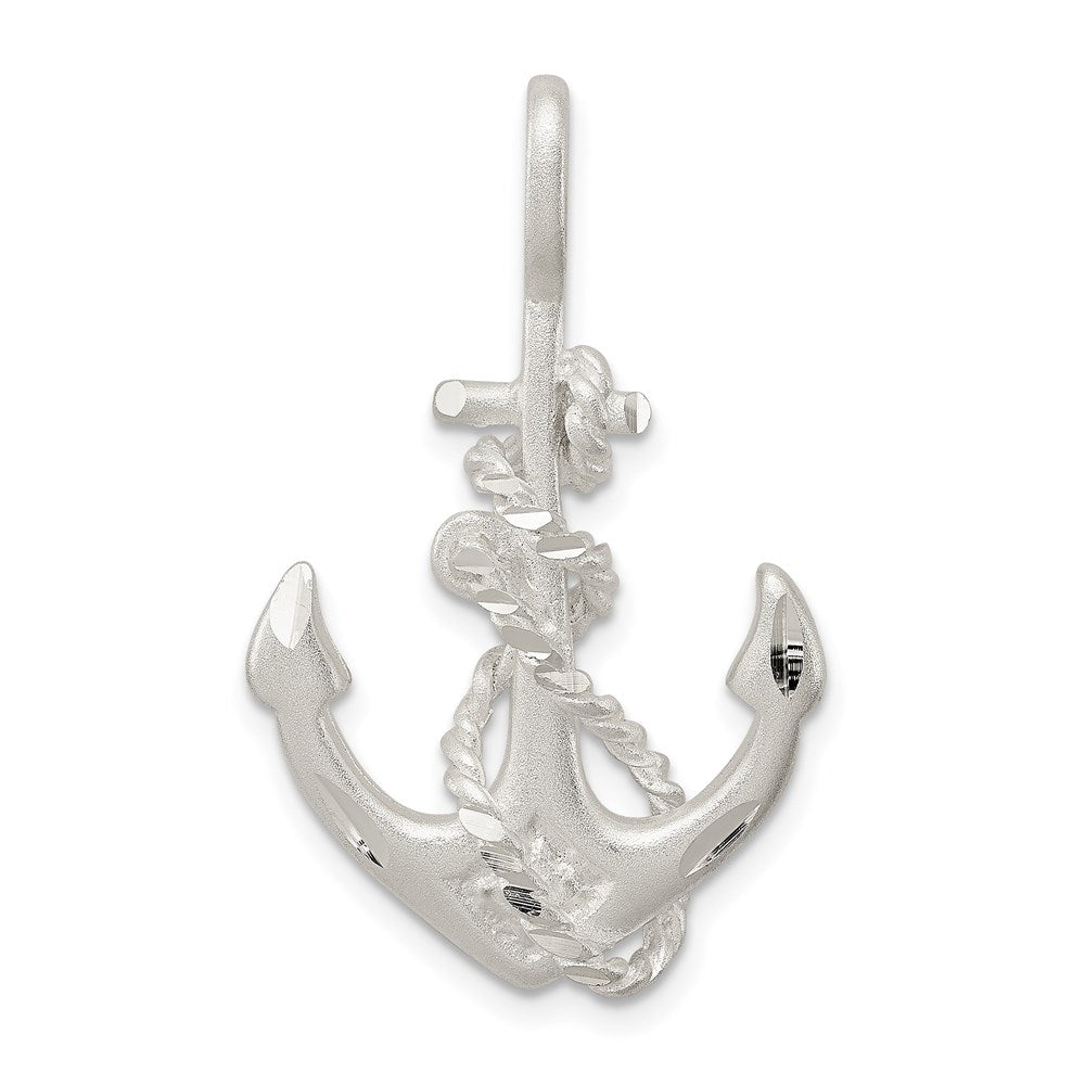 Sterling Silver Anchor Charm, 33 x 21 mm