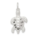 Sterling Silver Turtle Charm, 23 x 16 mm