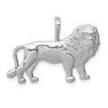 Sterling Silver Lion Charm, 18 x 28 mm
