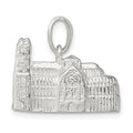 Sterling Silver Westminster Abbey Charm, 15 x 20 mm