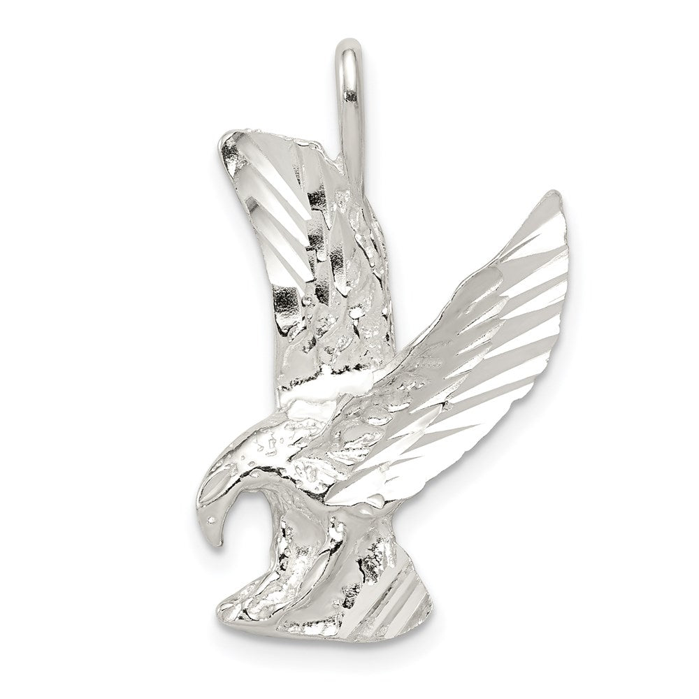 Sterling Silver Eagle Charm, 29 x 18 mm