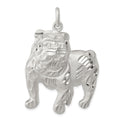 Sterling Silver Bull Dog Charm, 42 x 35 mm