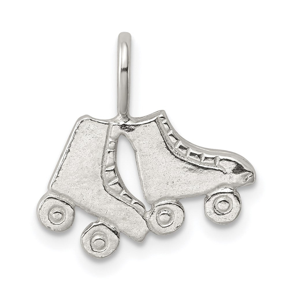 Sterling Silver Roller Skates Charm, 17 x 15 mm