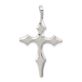 Sterling Silver Passion Cross Pendant, 47 x 27 mm