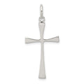 Sterling Silver Cross Charm, 31 x 17 mm