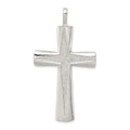 Sterling Silver Cross Pendant, 55 x 30 mm