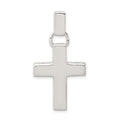 Sterling Silver Cross Pendant, 40 x 21 mm