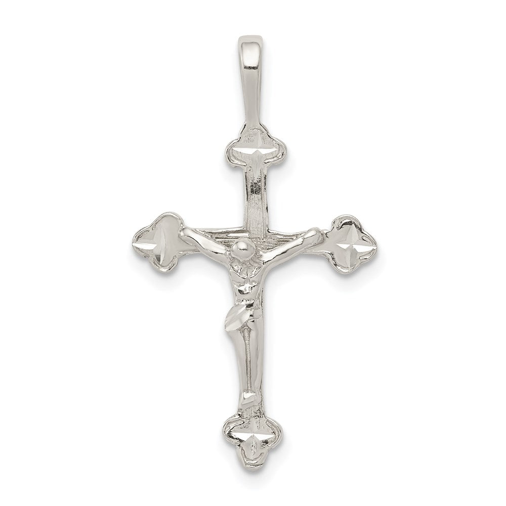 Sterling Silver Crucifix Pendant, 31 x 17 mm