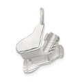 Sterling Silver Piano Charm, 19 x 16 mm