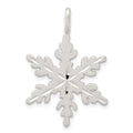 Sterling Silver Snowflake Charm, 34 x 23 mm