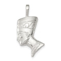 Sterling Silver Nefertiti Charm, 28 x 14 mm