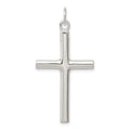 Sterling Silver Latin Cross Pendant, 44 x 21 mm