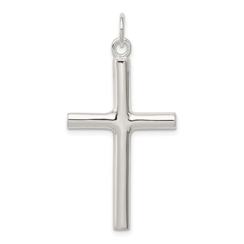 Sterling Silver Latin Cross Pendant, 44 x 21 mm