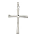 Sterling Silver Cross Pendant, 44 x 29 mm