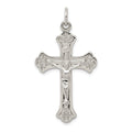 Sterling Silver INRI Crucifix Pendant, 55 x 32 mm