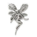 Sterling Silver Antiqued Fairy Chain Slide, 29 x 18 mm