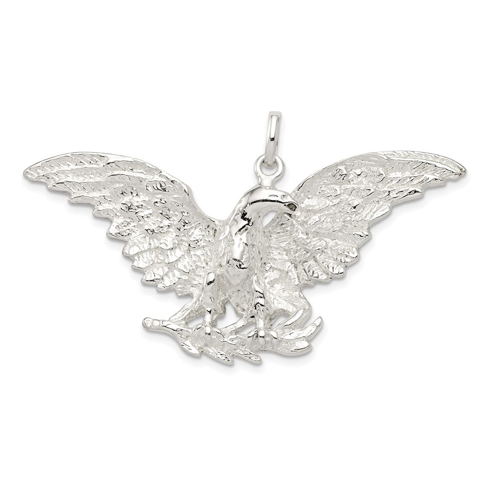 Sterling Silver Eagle Charm, 35 x 49 mm