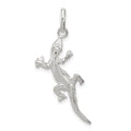 Sterling Silver Lizard Charm, 28 x 15 mm