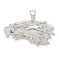 Sterling Silver Eagle Pendant, 19 x 28 mm