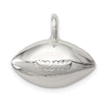 Sterling Silver Football Pendant, 17 x 20 mm