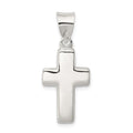 Sterling Silver Cross Pendant, 28 x 14 mm