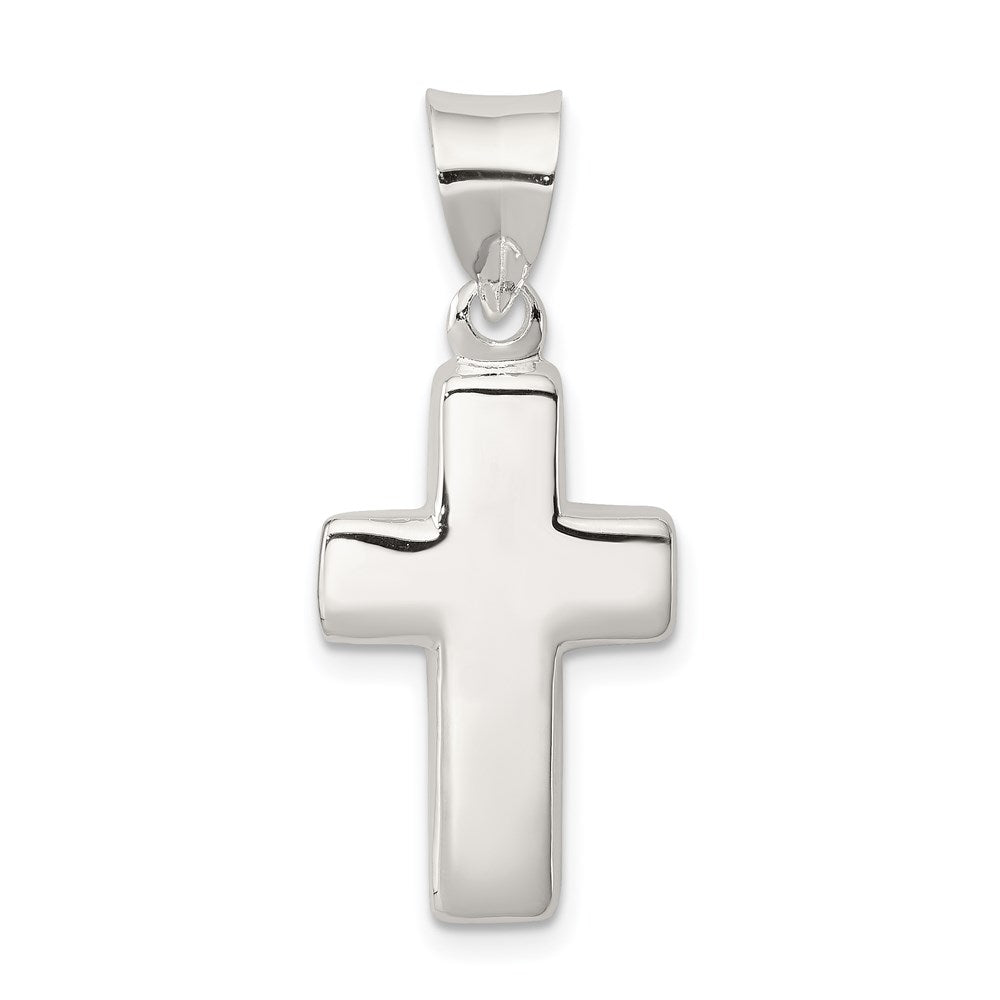 Sterling Silver Cross Pendant, 28 x 14 mm