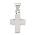 Sterling Silver Cross Pendant, 23 x 12 mm