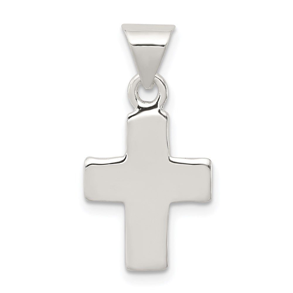 Sterling Silver Cross Pendant, 23 x 12 mm