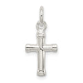 Sterling Silver Cross Charm, 17 x 10 mm