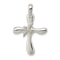 Sterling Silver Dove Cross Pendant, 39 x 25 mm