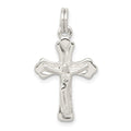 Sterling Silver Crucifix Charm, 28 x 15 mm