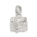 Sterling Silver Cross Prayer Box Charm, 13 x 11 mm