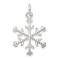 Sterling Silver Snowflake Pendant, 28 x 18 mm