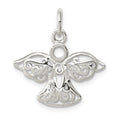 Sterling Silver Filigree Angel Charm, 20 x 20 mm
