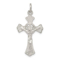 Sterling Silver Crucifix Pendant, 35 x 17 mm, 1.68 g