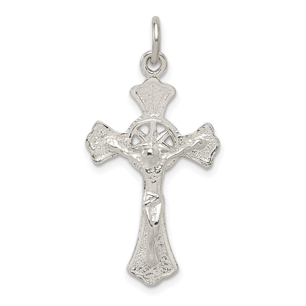 Sterling Silver Crucifix Pendant, 35 x 17 mm, 1.68 g