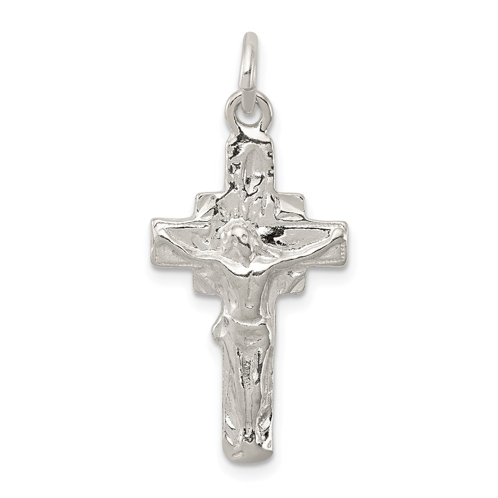 Sterling Silver Crucifix Pendant, 31 x 14 mm