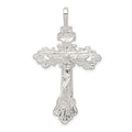 Sterling Silver Crucifix Pendant, 44 x 25 mm