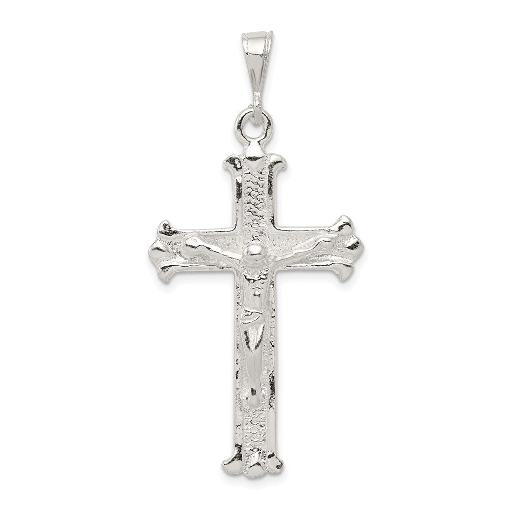 Sterling Silver Crucifix Pendant, 53 x 24 mm